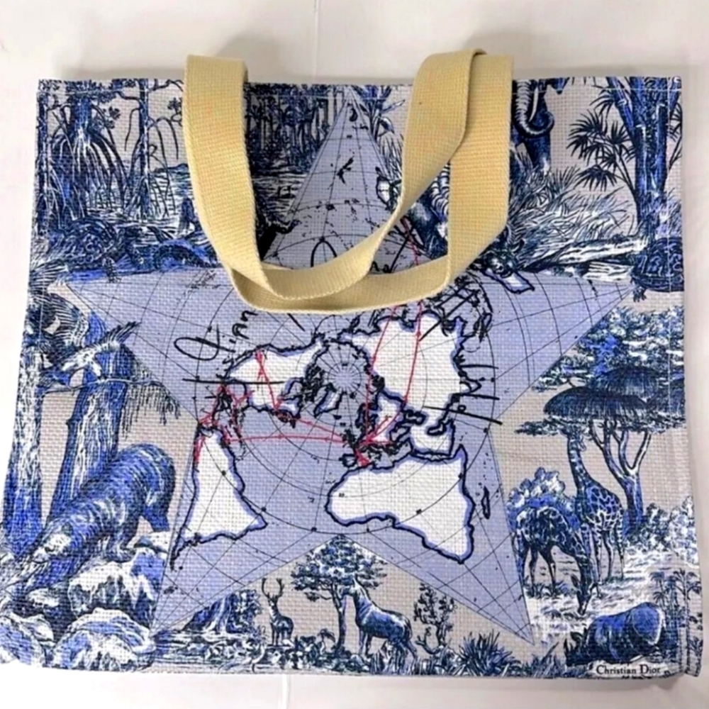NEW Christian Dior Beauty Around the World Tote Bag **LIMITED EDITION